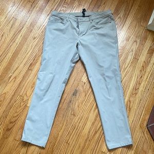 Mens Lululemon ABC khaki pants size 36